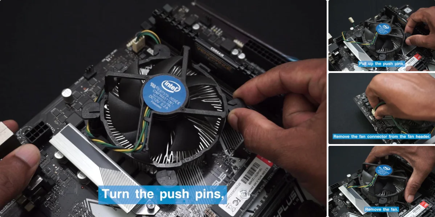 卸下散热器 卸下散热器