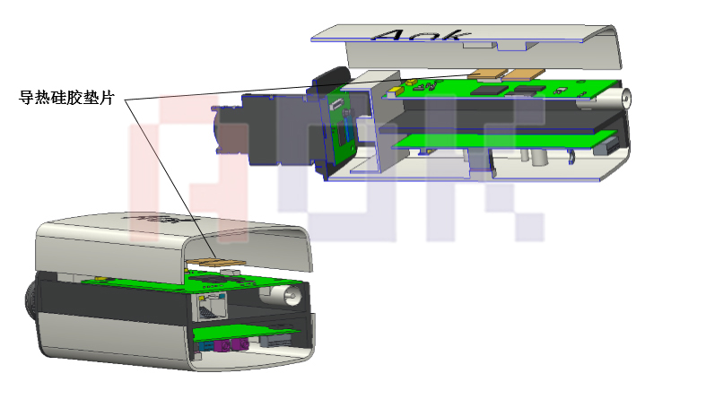 主要发热芯片功率及导热界面材料的选型-A板